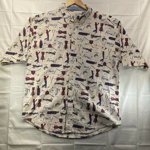 Men's XL Bugle Boy Classic No Wrinkle Polo Golf Shirt